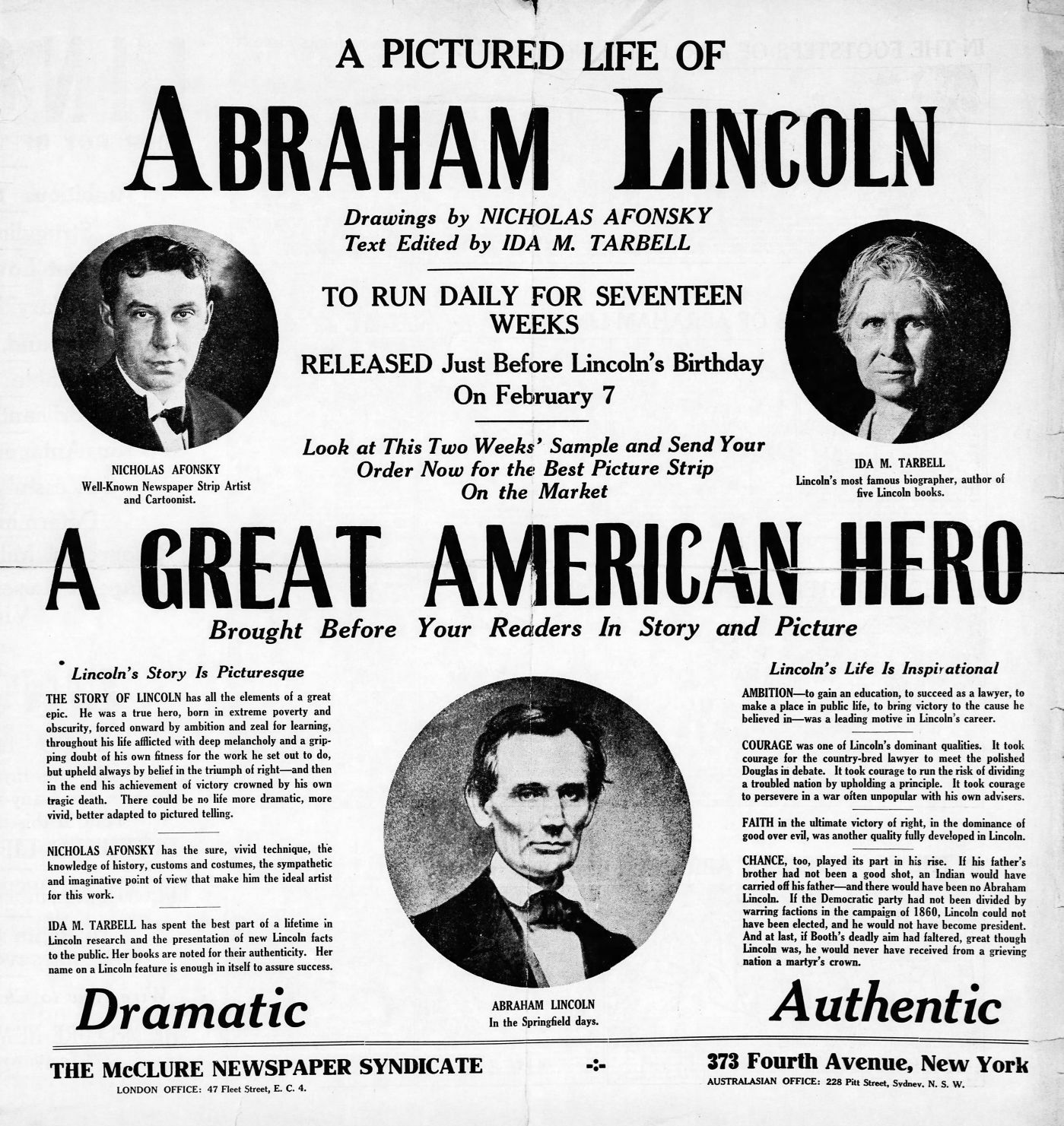 A pictured life of Abraham Lincoln